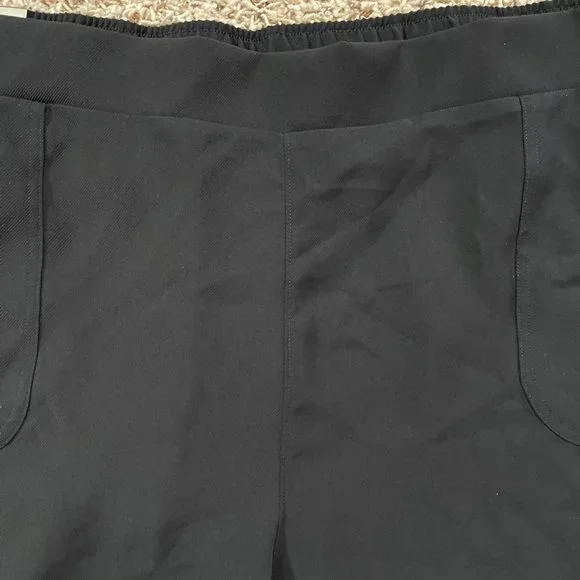NWT 32 Degrees Women's Mini Twill Pull-On Pants Black, Size XXL (New) - Picture 2 of 9